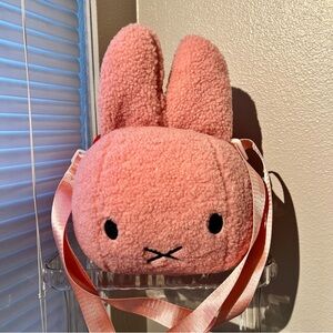 Miffy Pink Plush Crossbody